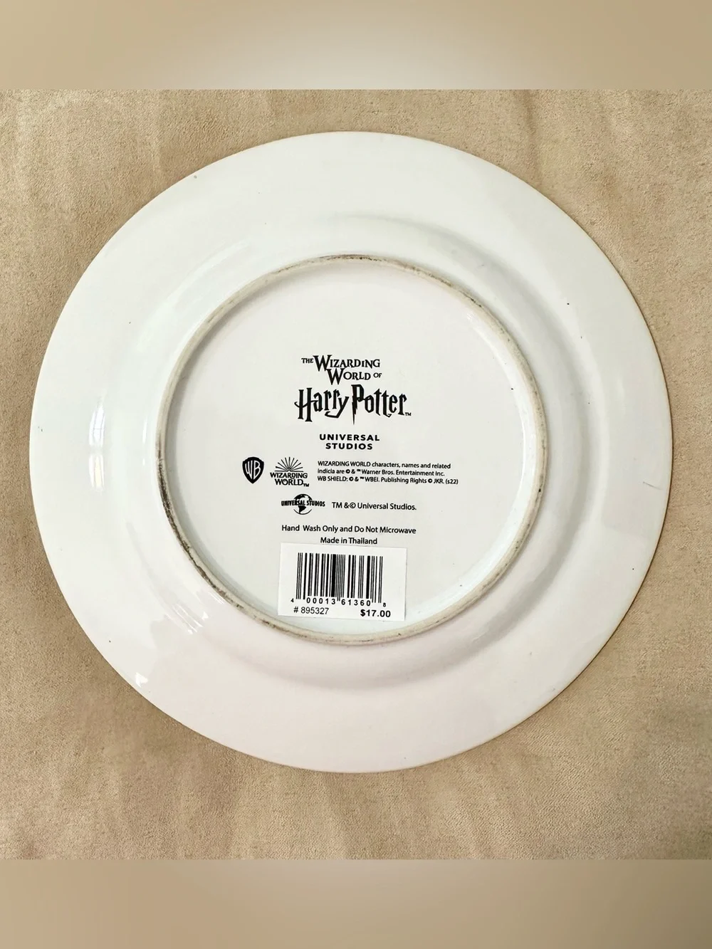 Universal Studios Harry Potter Honeydukes Ceramic Plate Wizarding World Decor